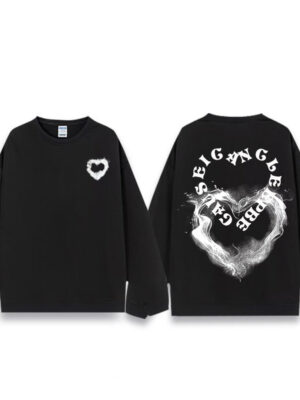 Forteid.Print Crewneck Smoke Heart