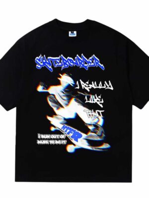 Nebula Tshirt Skateboarder Vintage
