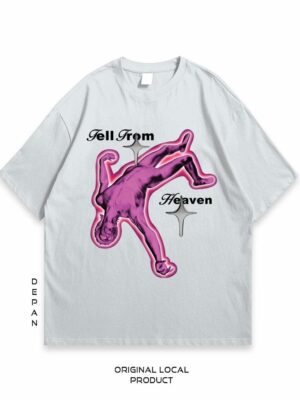 Boxy Oversize T-Shirt Blue Electric Genesis