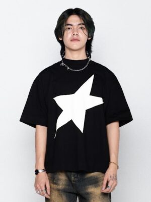 Exhale Apparel Boxyfit Tshirt Heavyweight Major Black