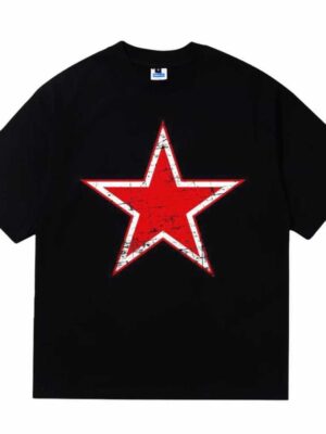 Nebula Tshirt Vintage Red Star