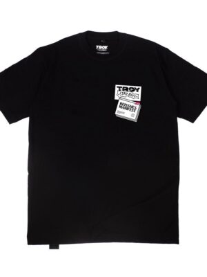 Troy Company T-Shirt Kaos Hitam Stay Busy