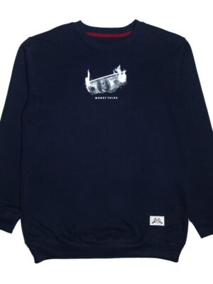 Nsa Ind Crewneck Money Talk Navy