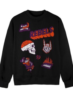 RocketRebels Crewneck Skull Rebellion
