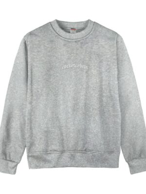 RocketRebels Basic Crewneck Logo Timbul 3D Soft Fleece