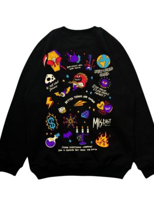 Miscast Crewneck Vintage Hecate Black