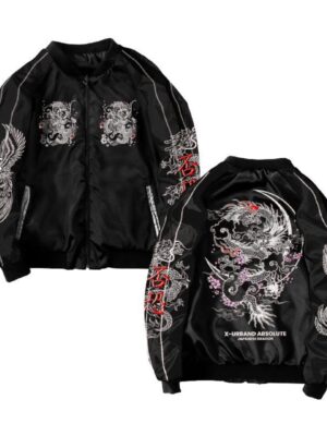 Dhozen Jaket Varsity Sukajan Kurode