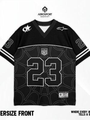 Oversize Streetwear SPIDER Retro Jersey Oversized Baseball