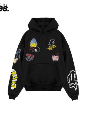 GLGS - Sweater Hoodie Pullover Original Cartoon Fleece