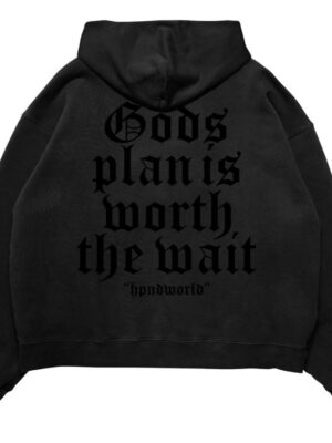 HPND - Sweater Hoodie Boxy Fit Original Basic Gods Plan Fleece