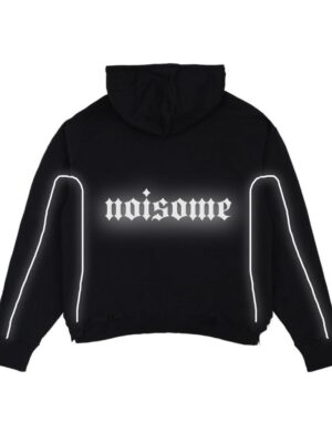Noisome Hoodie Zipper Boxy Reflective - Revenge - Hitam