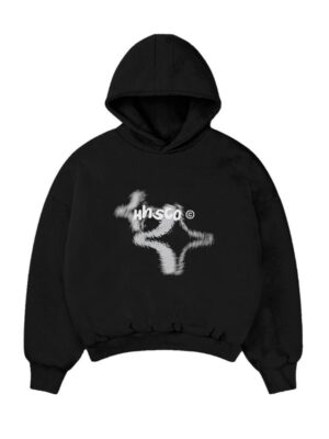 HHSCO - Hoodie Boxy Pria Will Shining Black