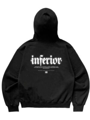 JICO Sweater Hoodie Boxy Menyala Unisex Oversize Sablon Reflective INFERIOR