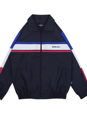 Dobujack Track Suit Jacket Trump Black Strip Blue