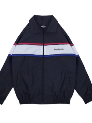 Dobujack Track Suit Jacket Rocky Black Strip White