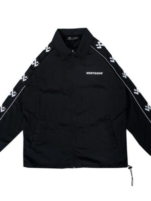 WESTGODS - Jacket Tracktop Hitam Jaket Vintage Tracksuit