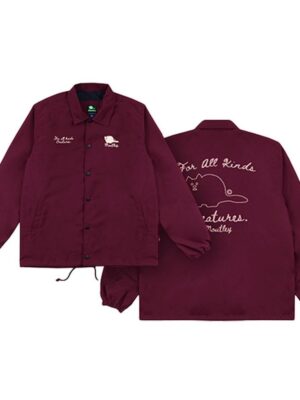 Moutley Jaket Pria Coach Jacket Regular Fit Kind Cat