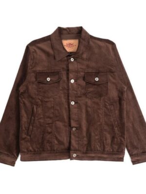 ETERNALWORKS - Trucker Corduroy Jacket Emerald Brown