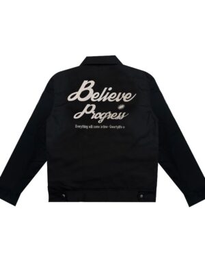 Qwertylife Work Jacket Boxy Special Luxury Black