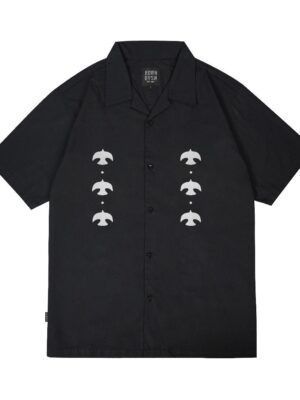 Rown Division Official Relax Shirt - Rowndvsn Kemeja Bowling Baselus Black