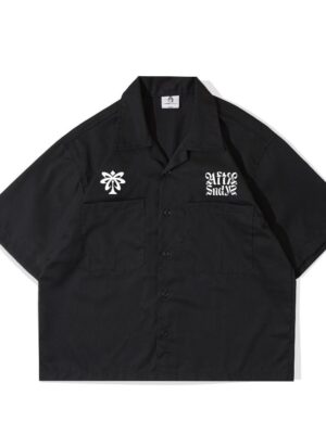 SHIRT | BOXY | SILENT | BLACK | AFTERSUNDAYS