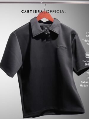 Loco Polo Cartiera Scuba 280 GSM Oversize Polo Shirt Pria