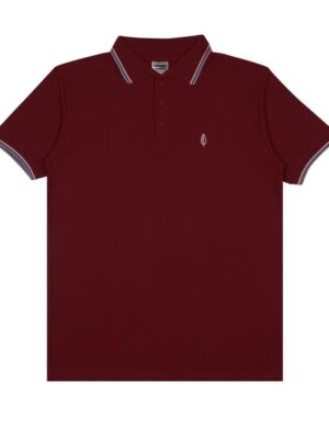 MORWICK - Kaos Polo Shirt Short Sleeve Lengan Pendek Pria - Reaper - Maroon