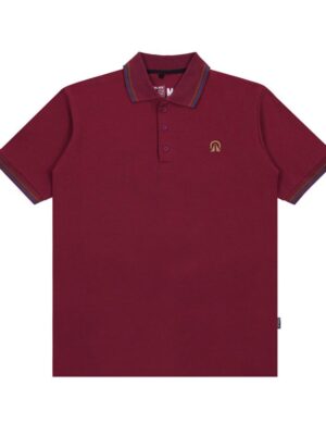 Dobujack Polo Shirt Gecko Maroon