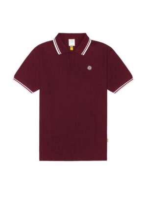 Vearst Short Collar Shirt Bellfast Maroon